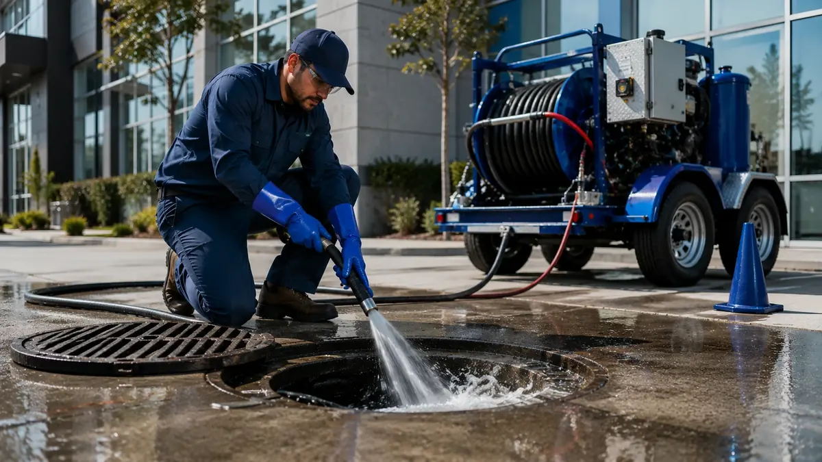 Commercial Hydro Jet Drain Cleaning in Calimesa
