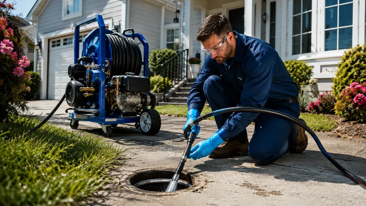 Residential Hydro Jet Drain Cleaning in Calimesa