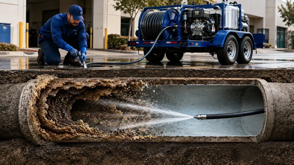 Sewer Pipe Descaling in Calimesa